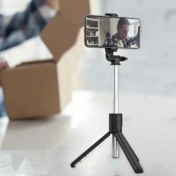 Selfie Stick Tripod With Remote Telescopic Phone Stand Tripod Phone Tr