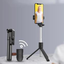 Selfie Stick Tripod With Remote Telescopic Phone Stand Tripod Phone Tr