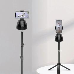 Auto Smart Shooting Selfie Stick 360 Degree Rotation Phone Holder Face