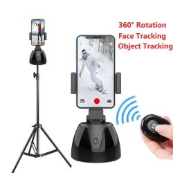 Auto Smart Shooting Selfie Stick 360 Degree Rotation Phone Holder Face
