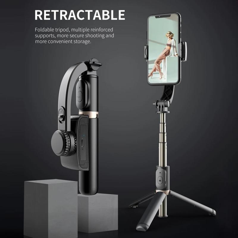 Q08 Handheld Gimbal Smartphone Bluetooth Handheld Stabilizer with Trip
