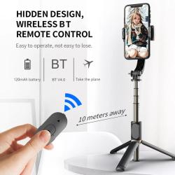 Q08 Handheld Gimbal Smartphone Bluetooth Handheld Stabilizer with Trip