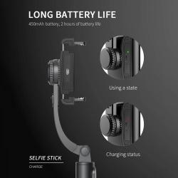 Q08 Handheld Gimbal Smartphone Bluetooth Handheld Stabilizer with Trip