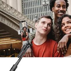 Cell Phone Selfie Stick Tripod Portable Travel Tripod Stand Adjustable