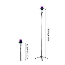 Cell Phone Selfie Stick Tripod Portable Travel Tripod Stand Adjustable