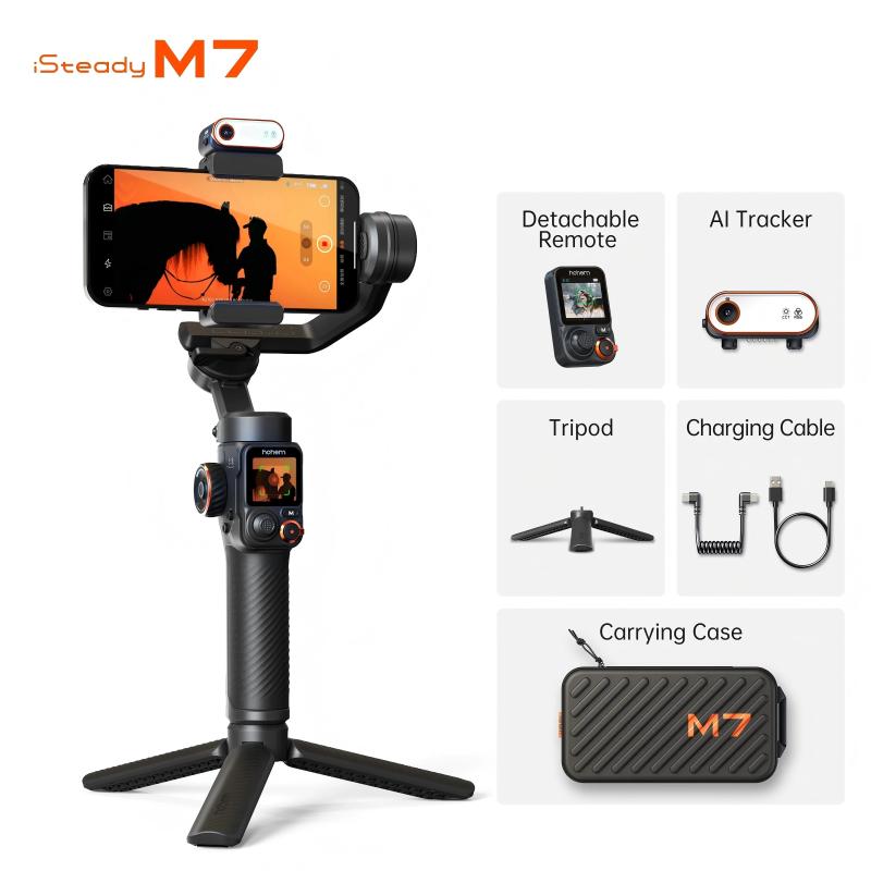 Hohem official-website isteady М7 Stabilizer Ai Face Tracking 3-Axis P