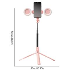 6 In 1 Selfie Stick Tripod Portable 67Inch Height Tripod Stick With Wi