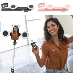 6 In 1 Selfie Stick Tripod Portable 67Inch Height Tripod Stick With Wi