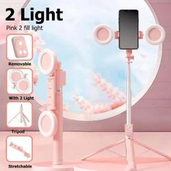 6 In 1 Selfie Stick Tripod Portable 67Inch Height Tripod Stick With Wi