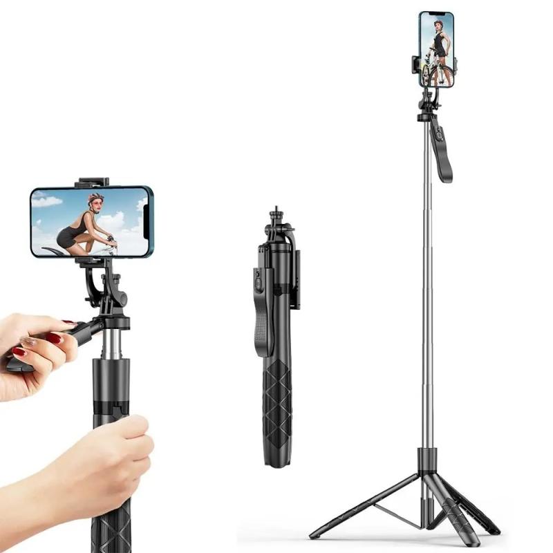 Wireless Selfie Stick with 1/4“ Screw Handle Stable Umbrella Structure