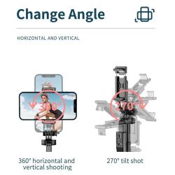 Wireless Selfie Stick with 1/4“ Screw Handle Stable Umbrella Structure