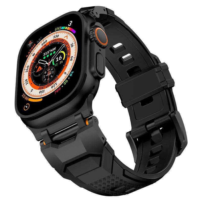 Rugged Durable Strap for apple watch Ultra2 Band 49mm 44mm 45mm Titani
