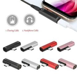 Type C USB C to 3.5mm Aux Audio Cable Earphone External Microphone Aud