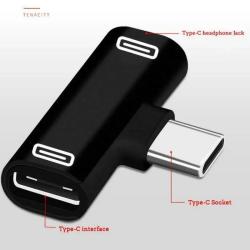 Type C USB C to 3.5mm Aux Audio Cable Earphone External Microphone Aud