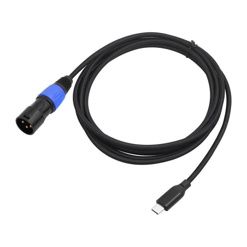 USB Type C To XLR Male Output Cable Plug and Play Type C To XLR Male A