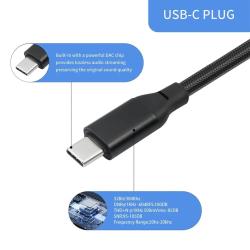 USB Type C To XLR Male Output Cable Plug and Play Type C To XLR Male A