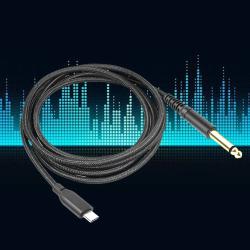 1/2/3M USB C To 6.35mm 1/4 TS Audio Stereo Cable Type C To 6.35mm Aux 