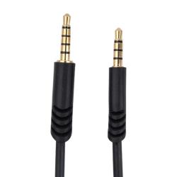 1-3Pcs 2.0M Aux Wire W/ Volume Control Audio Cable with 3.5mm Jack for