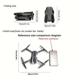 E99 PRO Drone with Flash Professional HD Dual Camera WIFI Obstacle Avo