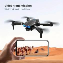 E99 PRO Drone with Flash Professional HD Dual Camera WIFI Obstacle Avo
