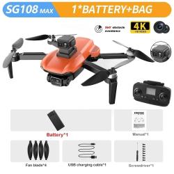 SG108 Max GPS Drone 5G Wifi FPV 4K HD Dual Camera Brushless RC Foldabl