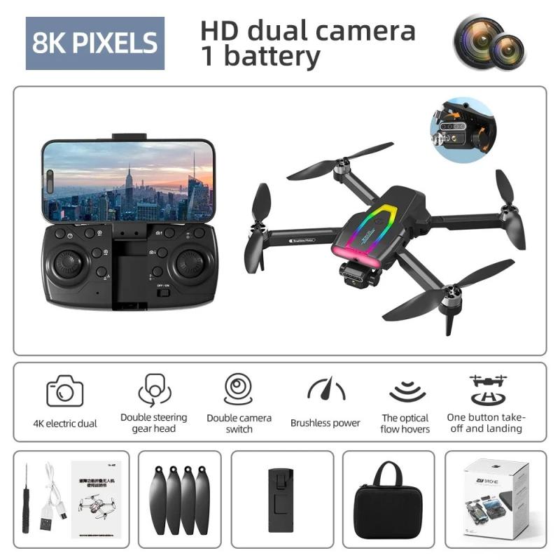 2025 New F199 RC Drone 4K Professinal With Wide Angle Triple HD Camera