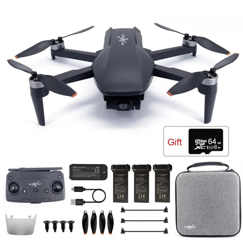 B5 Mini 4K PRO Drone HD Camera Brushless 3-Axis Gimbal GPS Quadcopter 