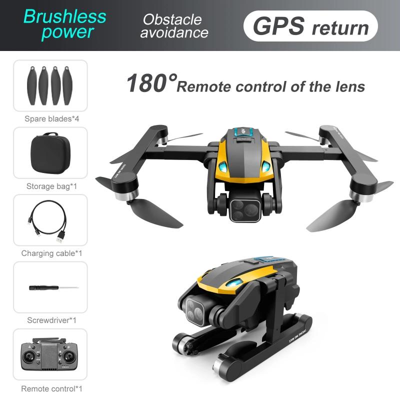 2024 M8Pro RC Drone 4K Professinal With 1080P Wide Angle HD Camera Fol
