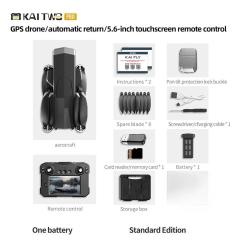 KAI TWO drone 5.6-inch touch screen three-axis gimbal 4K 360° all-roun