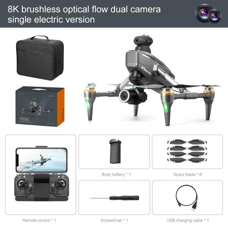2024 V196 Original GPS Dron 5G Professional 8K HD Aerial Photography D