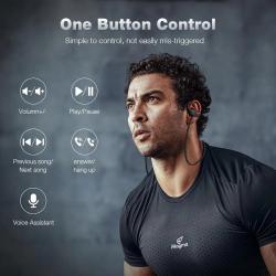 ‌Bluetooth Headphones, IPX7 Waterproof, 16H Playtime, Wireless Earbuds