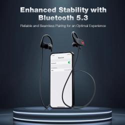 ‌Bluetooth Headphones, IPX7 Waterproof, 16H Playtime, Wireless Earbuds