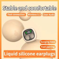 Beige Sleep Earbuds for Side Sleepers Invisible Smallest Wireless Blue