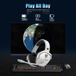 NUBWO G06 2.4G Dual Wireless Gaming Headset 5ms Low Latency 7.1 Surrou