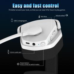 NUBWO G06 2.4G Dual Wireless Gaming Headset 5ms Low Latency 7.1 Surrou