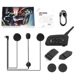 Original EJEAS 1PC Type C V4 Plus Motorcycle Helmet Headset Bluetooth 