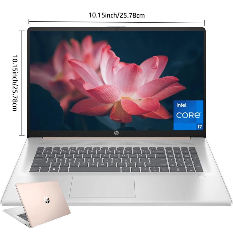 HP 17.3" HD+Touchscreen Laptop,Intel Core i7-1355U,64GB RAM,2TB SSD,Fi