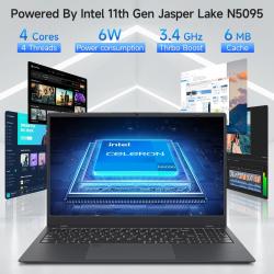 15.6 Inch Business Laptop Notebook PC CPU N5095 16GB RAM 512GB SSD Sto