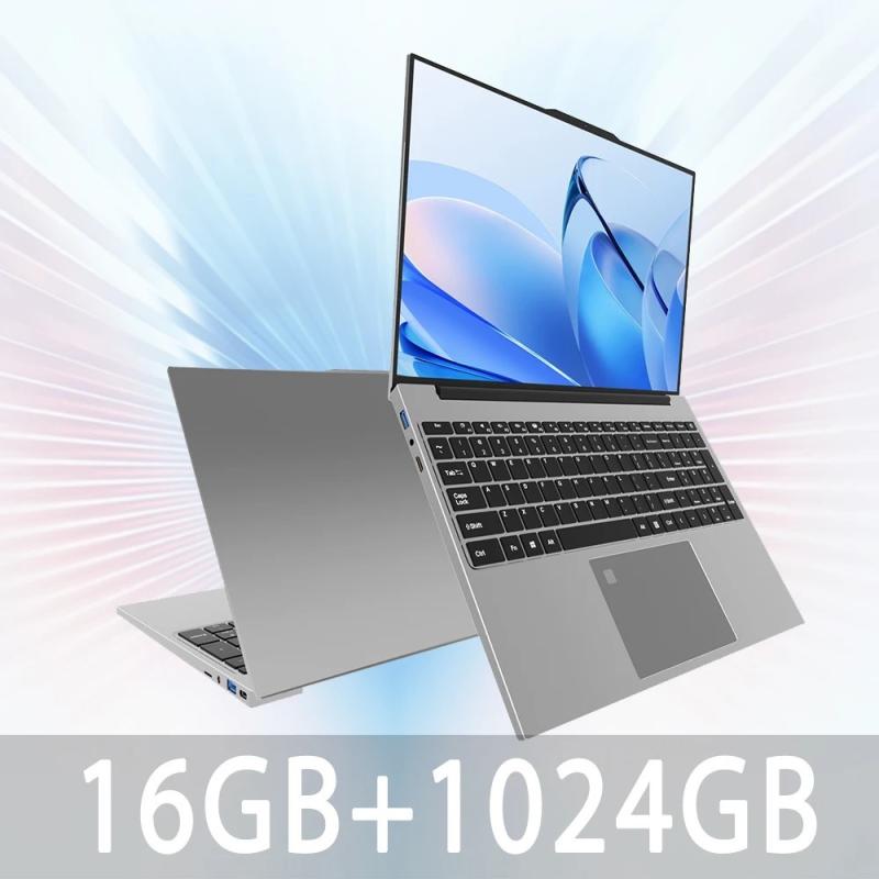 15.6"Laptop Intel Celeron i7-6500 notebook gamer 32GB RAM 2TB SSD Offi