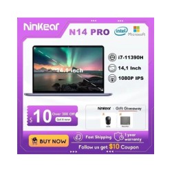 Ninkear Laptops N14 Pro 14-inch IPS Full HD Intel Core i7- 11390H 16GB