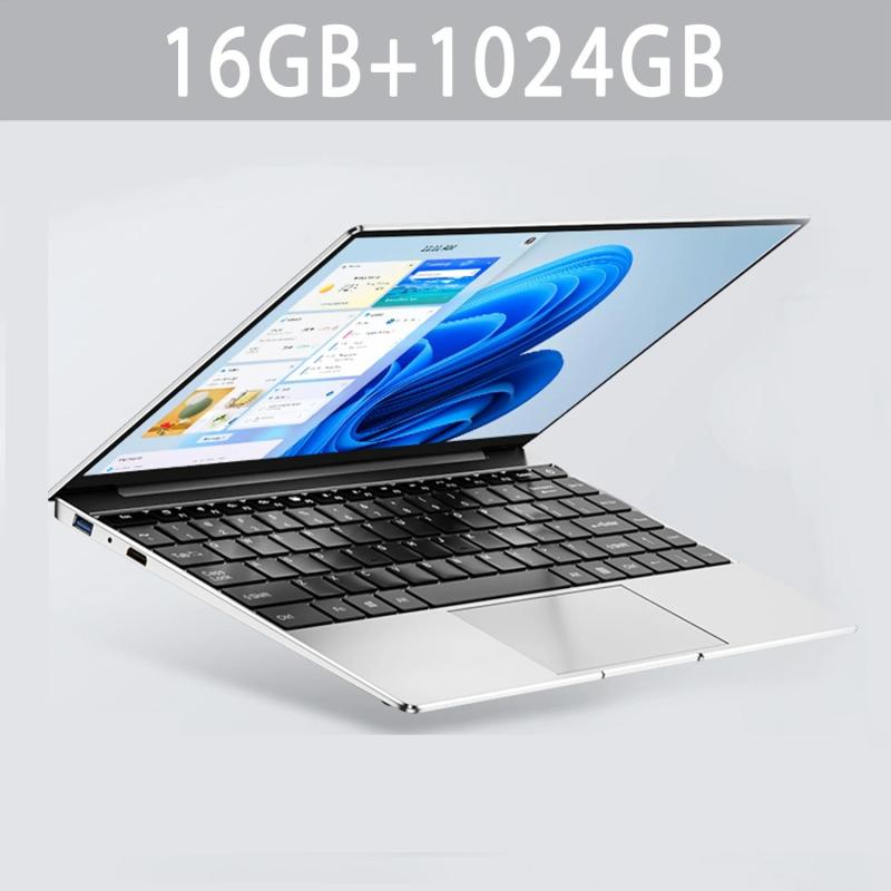 14.1"Ultra Slim Laptop Intel N3700 16GB RAM 2TB SSD Notebook Gamer 192