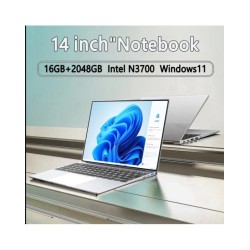 14.1"Ultra Slim Laptop Intel N3700 16GB RAM 2TB SSD Notebook Gamer 192