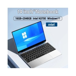 14.1"Ultra Slim Laptop Intel N3700 16GB RAM 2TB SSD Notebook Gamer 192