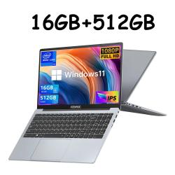 ACEMAGIC 15.6" Ultra Slim Laptop 16GB RAM 512GB SSD Intel N97 Notebook