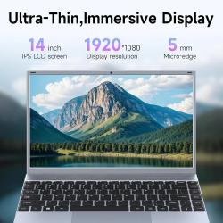 14 Inch Laptop J3710 8GB RAM 256GB SSD Windows 11 For Students And Bus