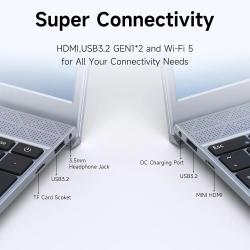 15.6 Inch Laptop J3710 8GB RAM 256GB SSD Windows 11 For Students And B