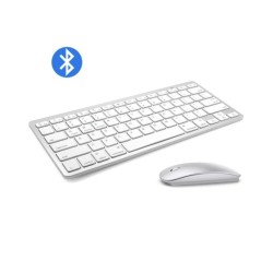 Bluetooth Keyboard Mouse Combo Ultra-Slim Mute Keycap Wireless Bluetoo