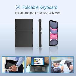 Mini Keyboard Wireless Folding Keyboard Bluetooth Foldable Keyboard Wi
