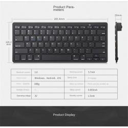 Mini Wireless Keyboard Portable Bluetooths PC Tablet Smart Cell Mobile
