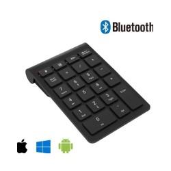 Bluetooth Wireless Numeric Keypad Portable Mini 22 Keys Number Keyboar
